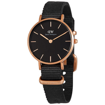 ダニエルウェリントン クラシックペティート 腕時計 DW00100161 Daniel Wellington Classic Petite Melrose Black Dial Ladies
