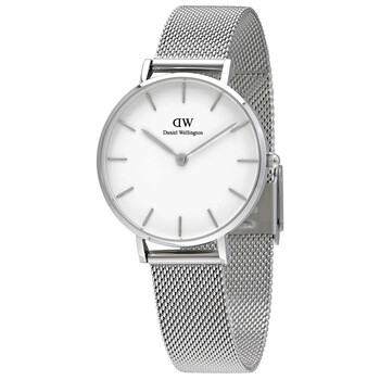 Daniel Wellington Petite Sterling Quartz White Dial Watch