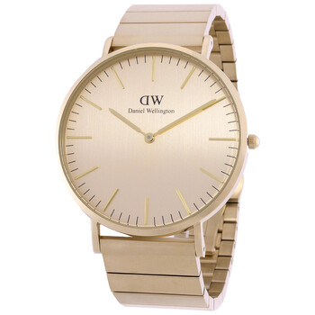Classic Quartz Gold Dial Watch DW00100779