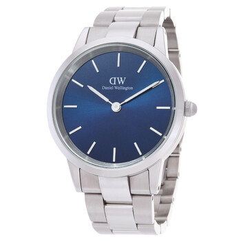 Iconic Link Arctic Quartz Blue Dial Watch DW00100448