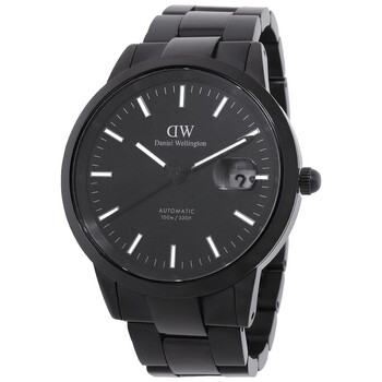 Iconic Link Automatic Black Dial Watch DW00100753