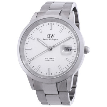Iconic Link Automatic White Dial Watch DW00100754