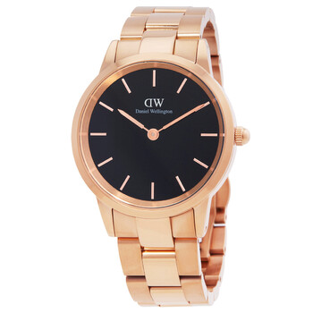 Daniel Wellington Iconic Link Ceramic Quartz Black Dial