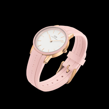 Iconic Motion Quartz White Dial Watch DW00100533