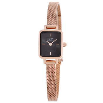Daniel Wellington 腕時計 QUADRO MINI MELROSE AMBE DW00100649 Quadro mini-amber square dial watch for women | DW