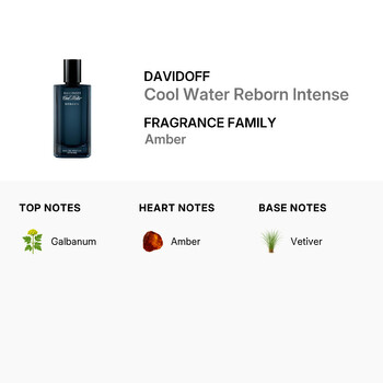 Men's Cool Water Reborn Intense EDP Spray 1.7 oz Fragrances 3616305187567