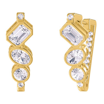 CLASSICAL Diamonds 20〜23 Diamond2Deal 14k Yellow Gold 3.25 Ct Multi Shape Lab Grown
