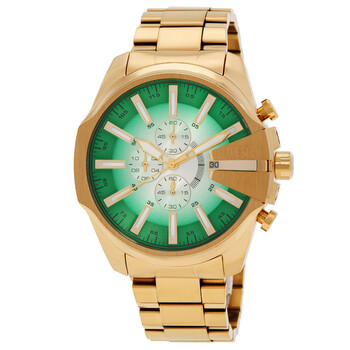 Diesel Baby Chief Chronograph Quartz Gold Dial Men's Watch DZ4565