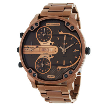 Diesel SBA Dual Time Chronograph Grey Dial Men's Watch DZ7259
