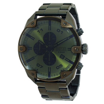 Diesel Caged Quartz Black Dial Men's Watch DZ1948 698615138364