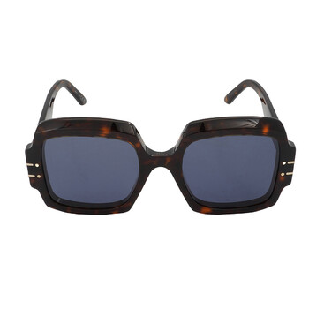 ディオール。 Dior DIORSIGNATURE S11I Smoke Square Ladies Sunglasses CD401711