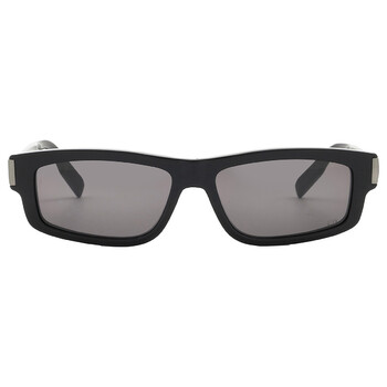 Prada Dark Grey Rectangular Men's Sunglasses PR 27ZS 16K08Z 54