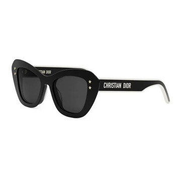 Dior WILDIOR BU Smoke Cat Eye Ladies Sunglasses CD40021U 54A 