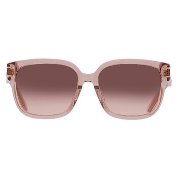 Dior DIORSIGNATURE S7F 40F1 Women Sunglasses Pink Square Frame, Pink Lenses Dior Pink Pink Sunglasses for Women for sale | eBay main image 4
