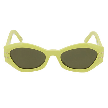 Celine Green Oval Ladies Sunglasses CL40276U 93N 54  display picture 2