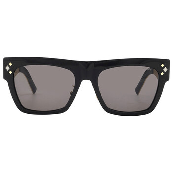 Celine Smoke Square Ladies Sunglasses CL40267U 01A 54