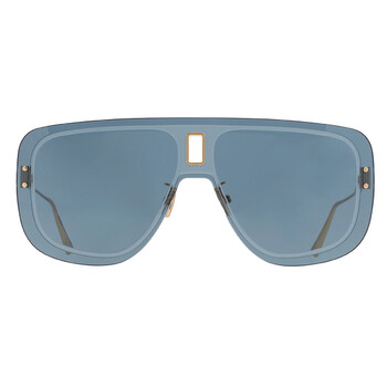 Dior DIORCLUB M1U Mirror Blue Star Print Shield Ladies Sunglasses 