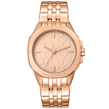 DKNY Fashion Rose Gold-tone Dial Ladies Watch DK1L015M0045  display picture 1
