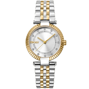 Fashion Silver-tone Dial Ladies Watch DK1L042M0065