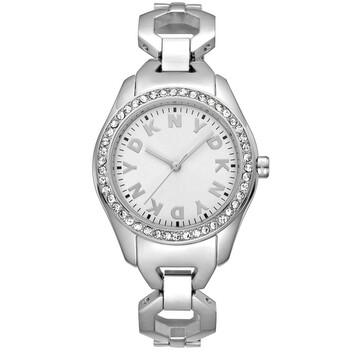 Fashion Silver-tone Dial Ladies Watch DK1L075M0015