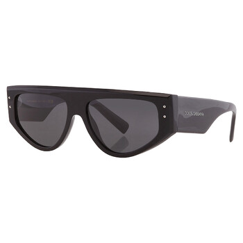 Dark Grey Browline Men's Sunglasses DG4461 501/87 57