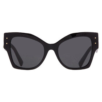 Celine Monochroms Grey Butterfly Ladies Sunglasses CL40198F 01A 56