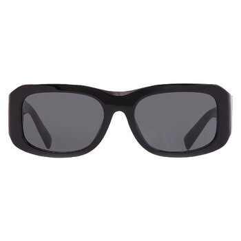 Dark Grey Rectangular Men's Sunglasses DG4503 501/87 57