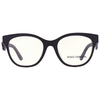 Dolce & Gabbana Demo Cat Eye Ladies Eyeglasses DG3358 501 53  
