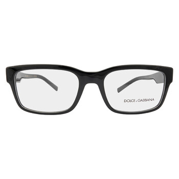 Demo Rectangular Men's Eyeglasses DG3352 501 57 Demo Rectangular Men's Eyeglasses DG3352 501 57