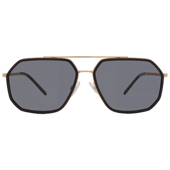 Polarized Grey Navigator Men's Sunglasses DG2285 02/81 60