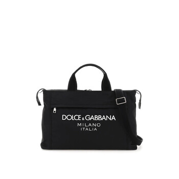 Dolce & Gabbana Nylon Duffle Bag With Logo BM2125AG182_8B956
