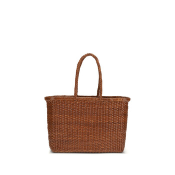 Big Weave Tote Bag DGS68805_TAN