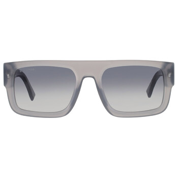 Dark Grey Browline Men's Sunglasses ICON 0008/S 0KB7/9O 54