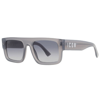 Dark Grey Browline Men's Sunglasses ICON 0008/S 0KB7/9O 54