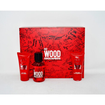 Ladies Red Wood Gift Set Fragrances 8011003873814