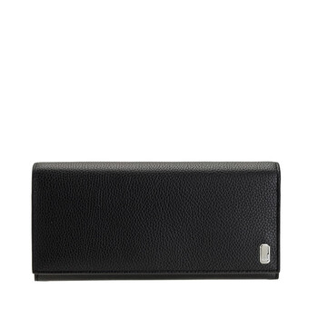 Grained Leather Belgrave Coat Wallet In Black