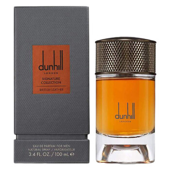 Dunhill Men's British Leather EDP Spray 3.4 oz Fragrances 085715806635