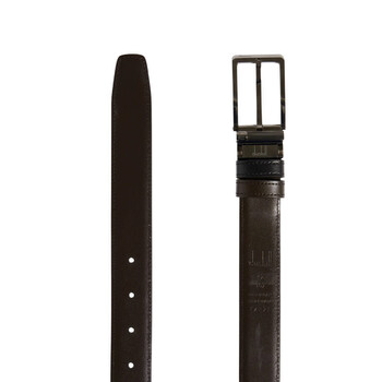 Reversible 30mm Smooth Leather Belt, Size 42"