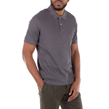Short Sleeve Cotton Blend Polo Shirt
