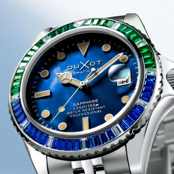 Atlantica 40 Rainbow Automatic Blue Dial Men's Watch DX-2077-44