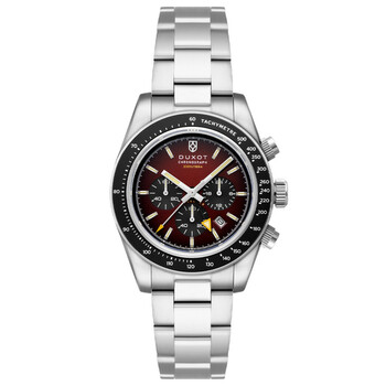 Duxot Accelero Rainbow Chronograph Quartz Red Dial Men's Watch DX
