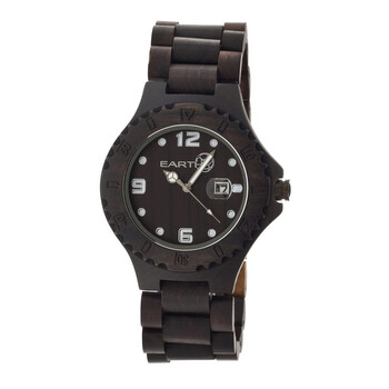 Eco-Friendly Dark Brown Wood Raywood Watch EW1702