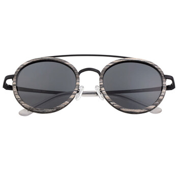 Unisex Black Round Sunglasses ESG048GB
