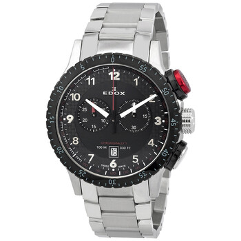 Chronorally 1 Chronograph Quartz Black Dial Men's Watch 10114 3NRM NR