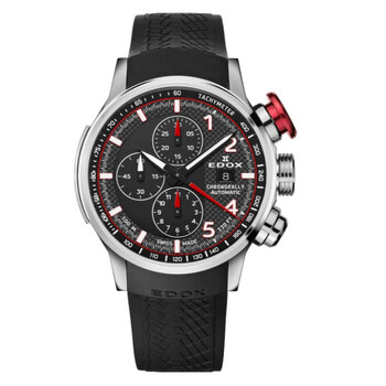 Edox Chronorally 1 Chronograph Quartz Grey Dial Men's Watch