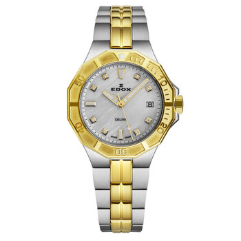 Edox Delfin Silver Dial Ladies Watch 53020 3M NADN - Watches