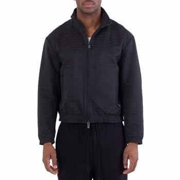 Emporio Armani Nylon Seersucker Blouson Jacket, Brand Size 46 ( US