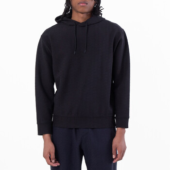 All-Over Lettering Hooded Sweatshirt