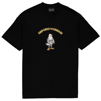 Emporio Armani Black Manga Capsule Collection Cartoon Eagle