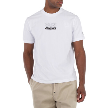 ★OAMC★ Empibian Short Sleeve T-Shirt White 23E28OAJ12COT00 Oamc Men's White Amphibian Short-Sleeved T-Shirt, Size Small